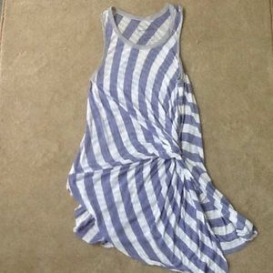 Free People distressed tank tee